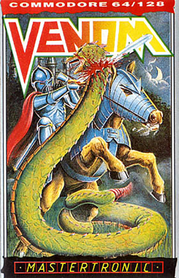 Venom box art for Commodore 64